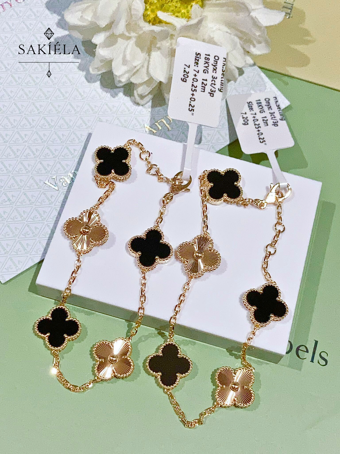 Van Cleef & Arpels Alhambra 5 Motif Bracelet