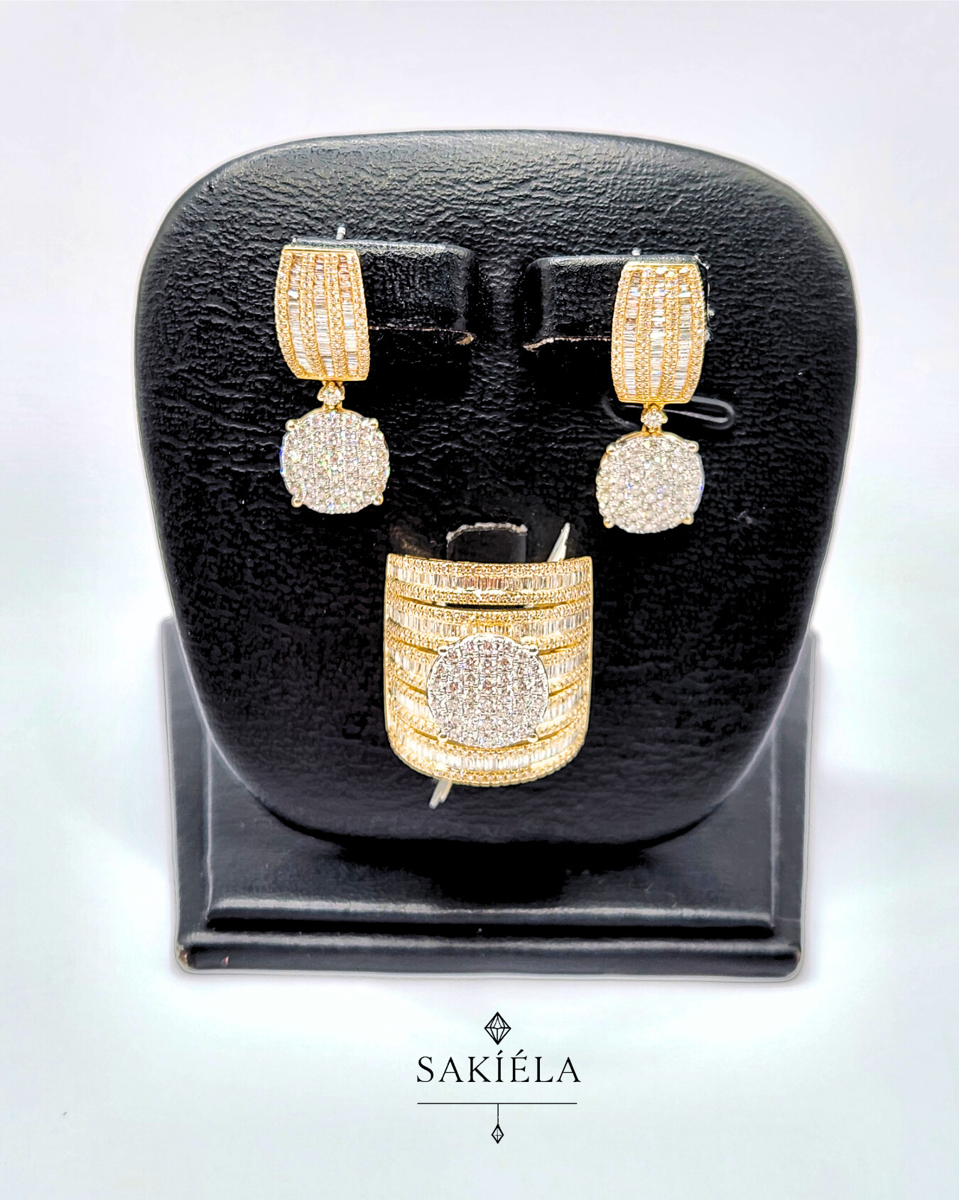 Diamond Ring & Earrings Set 41