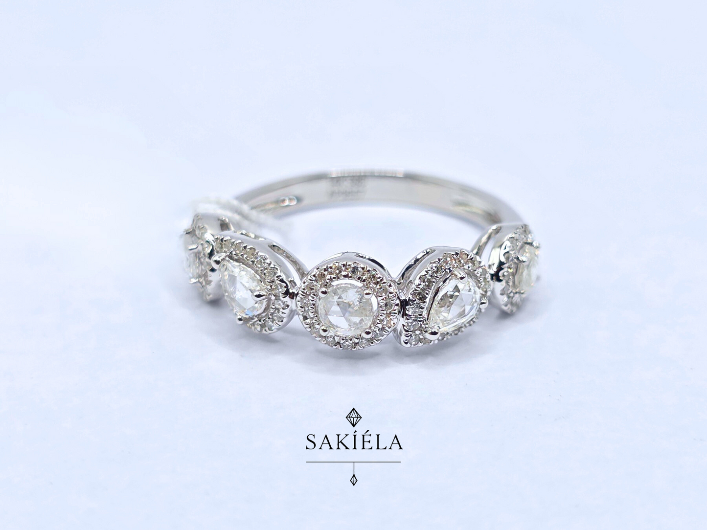 Diamond & White Amethyst Ring