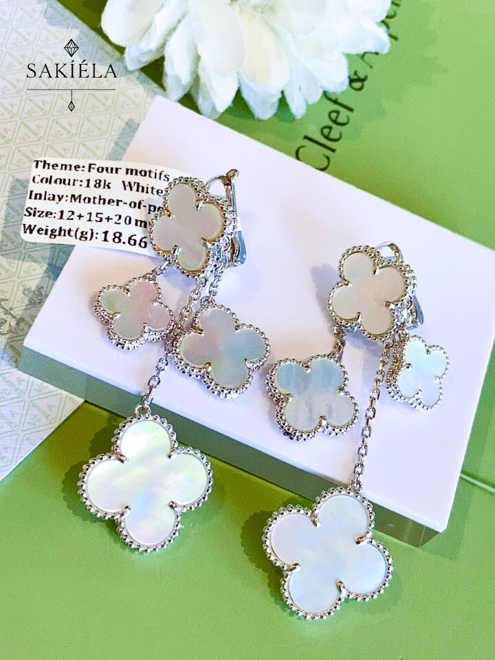 Van Cleef & Arpels Alhambra 4 Motifs Earrings