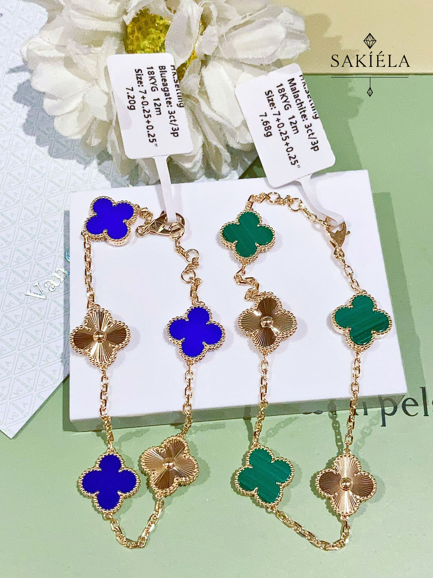 Van Cleef & Arpels Alhambra 5 Motif Bracelet