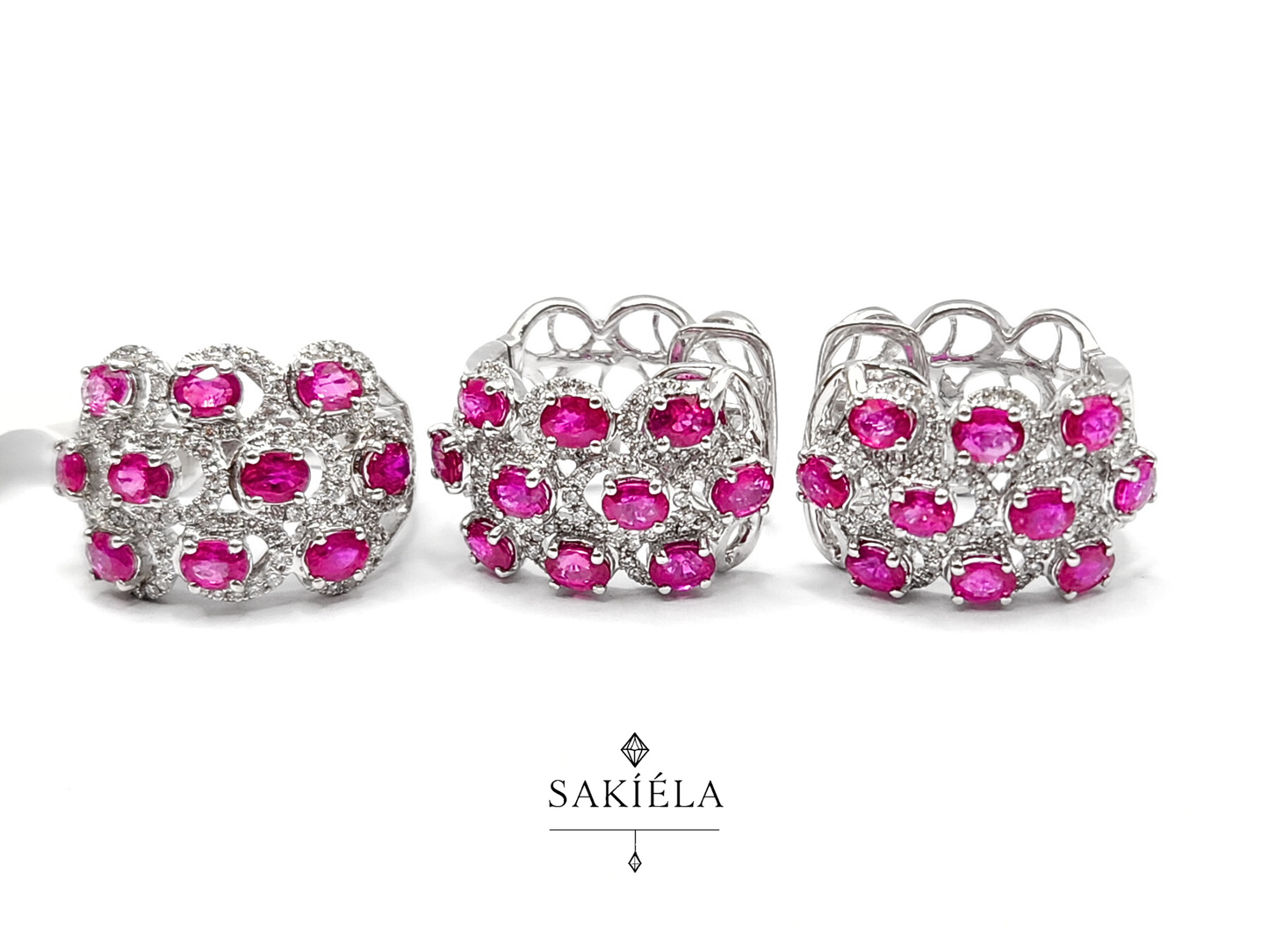 Diamond Ring & Earrings Set 68