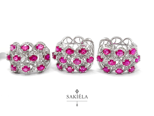 Diamond Ring & Earrings Set 68