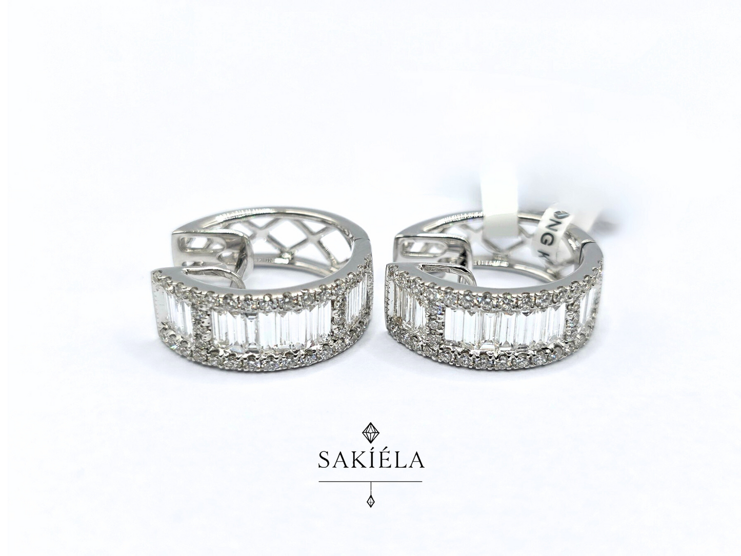 Hoop Earrings - 1.92cts