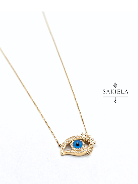 Evil Eye Necklace - 0.38cts