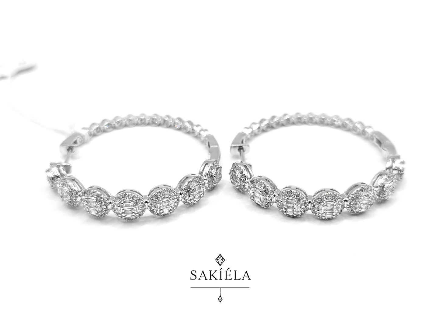 Hoop Earrings - 1.046cts