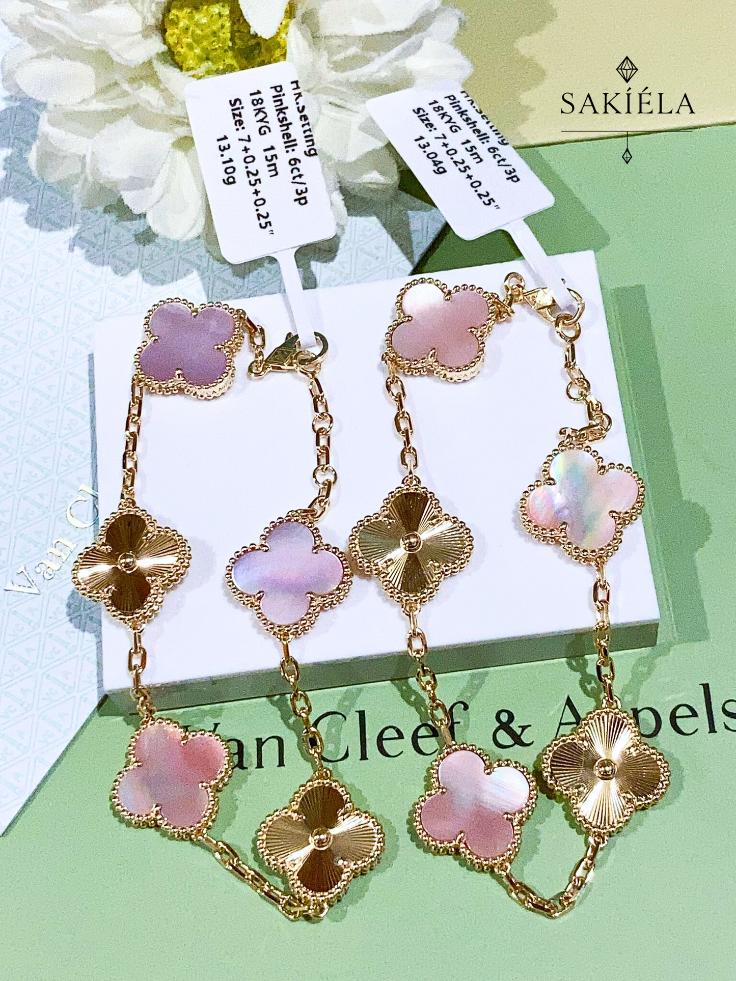 Van Cleef & Arpels Alhambra 5 Motif Bracelet