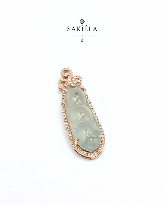 Jade Bean Pendant