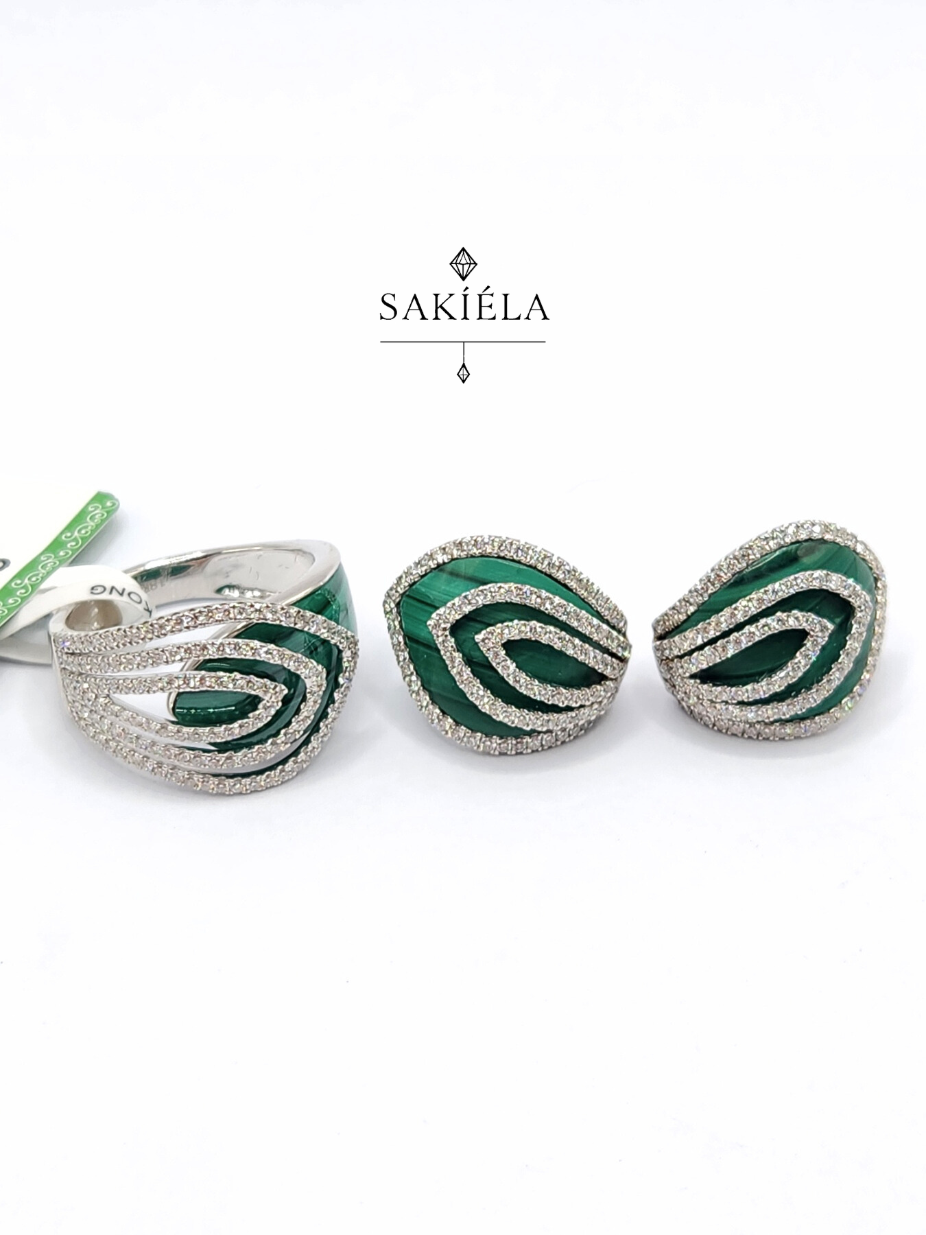 Diamond Ring & Earrings Set 10