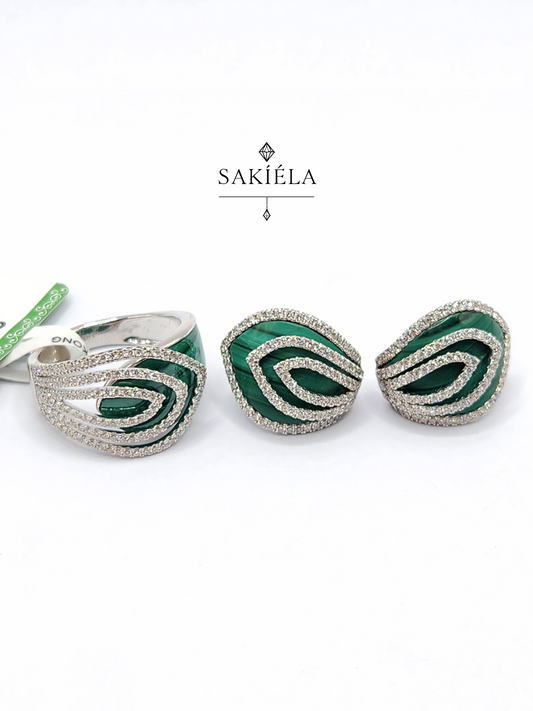 Diamond Ring & Earrings Set 10