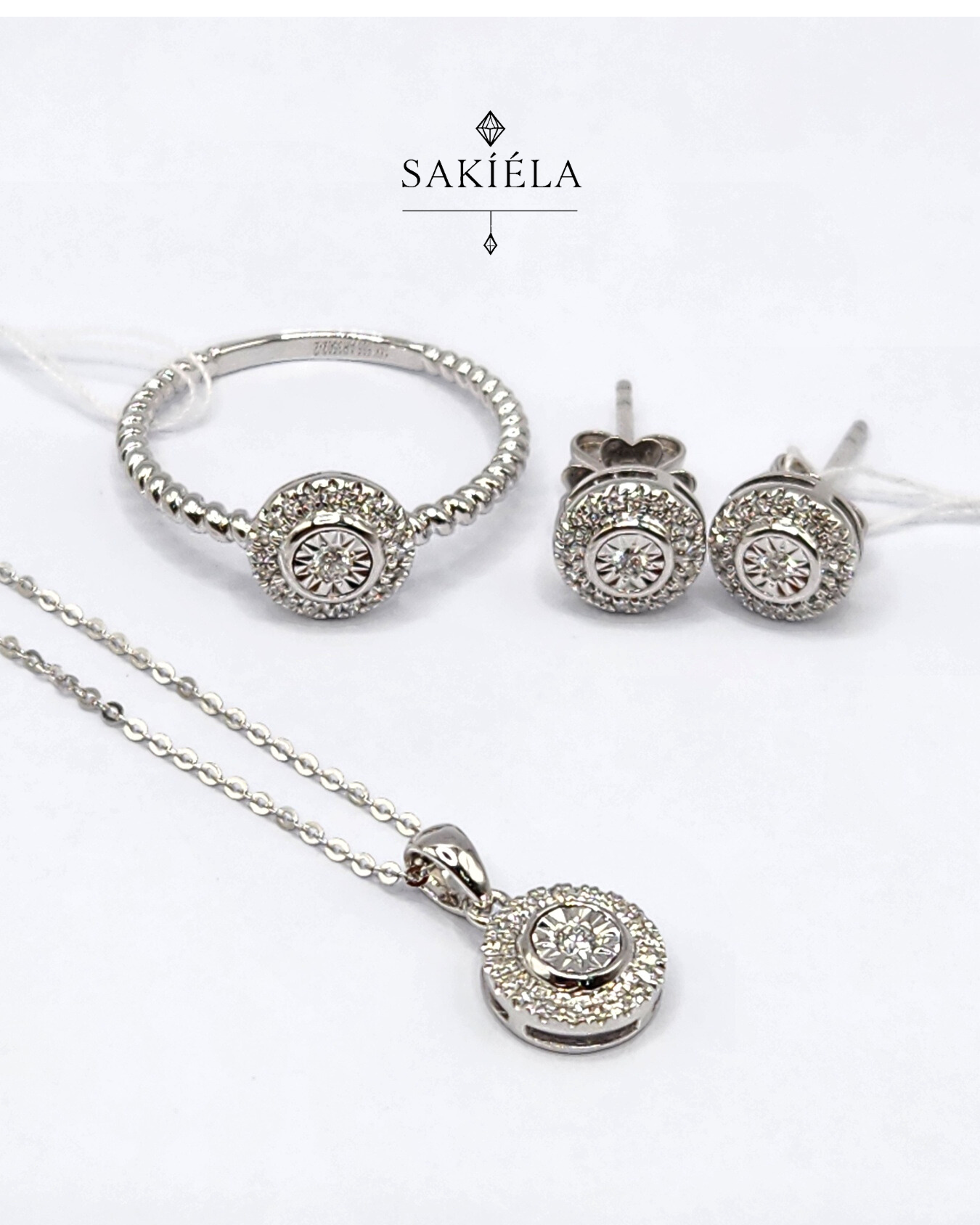 Sun Diamond Set - 0.247cts