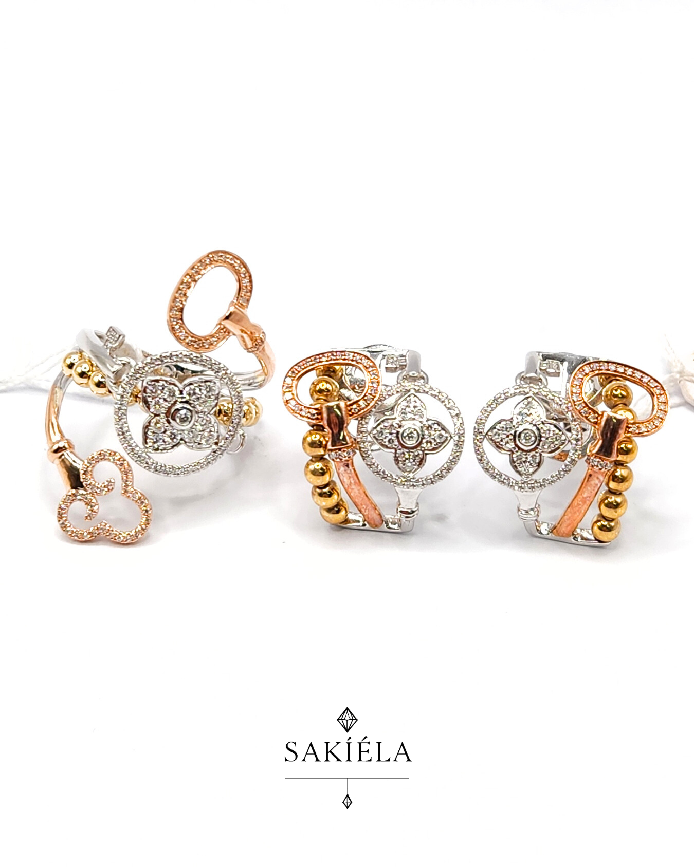 Diamond Ring & Earrings Set 81