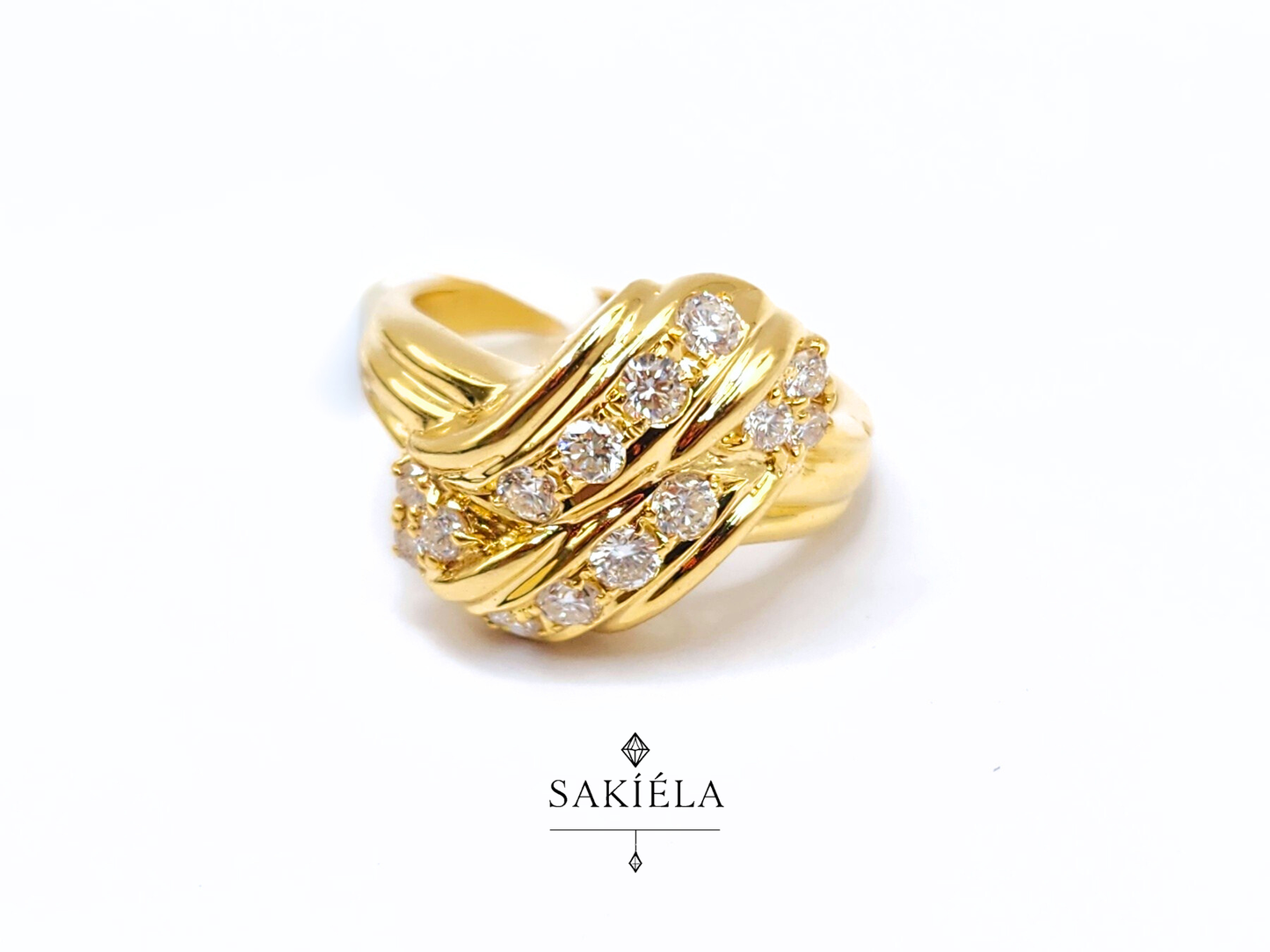 Twist Ring - 0.74cts