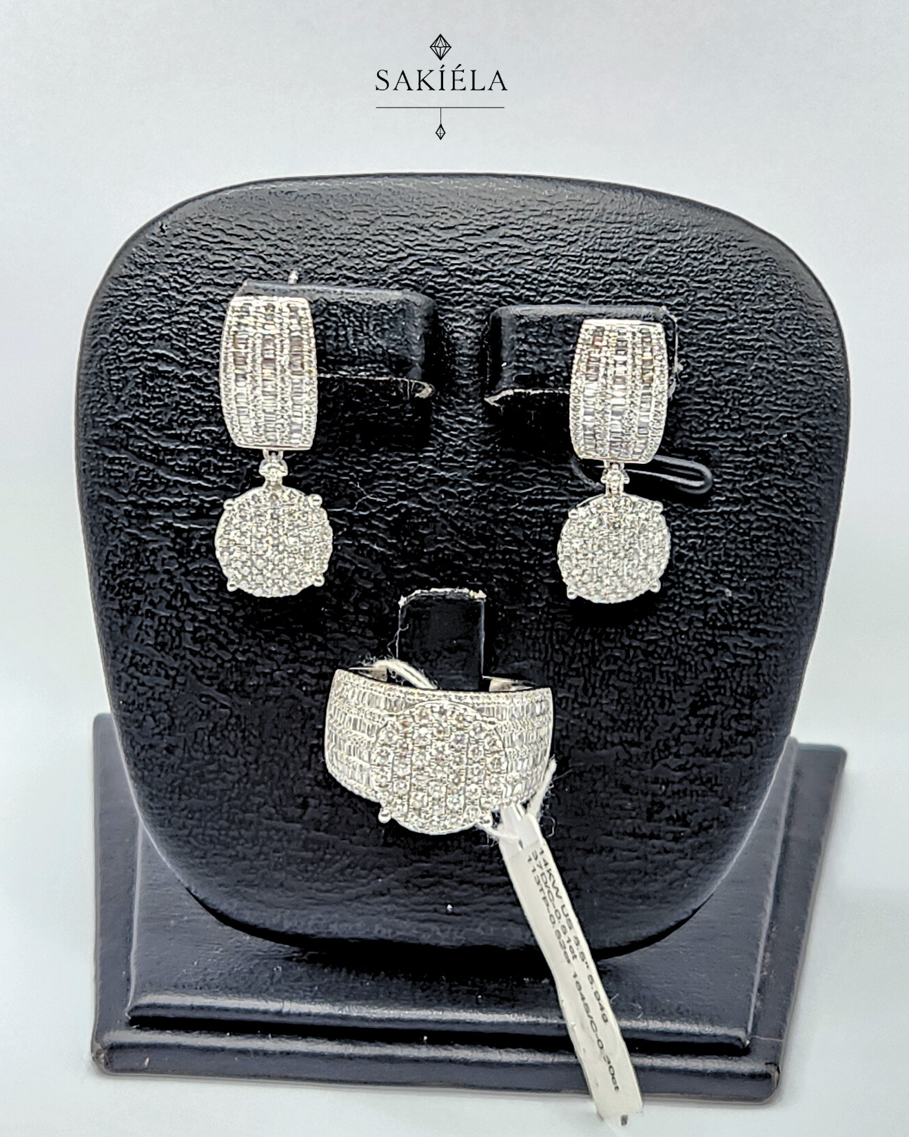 Diamond Ring & Earrings Set 43