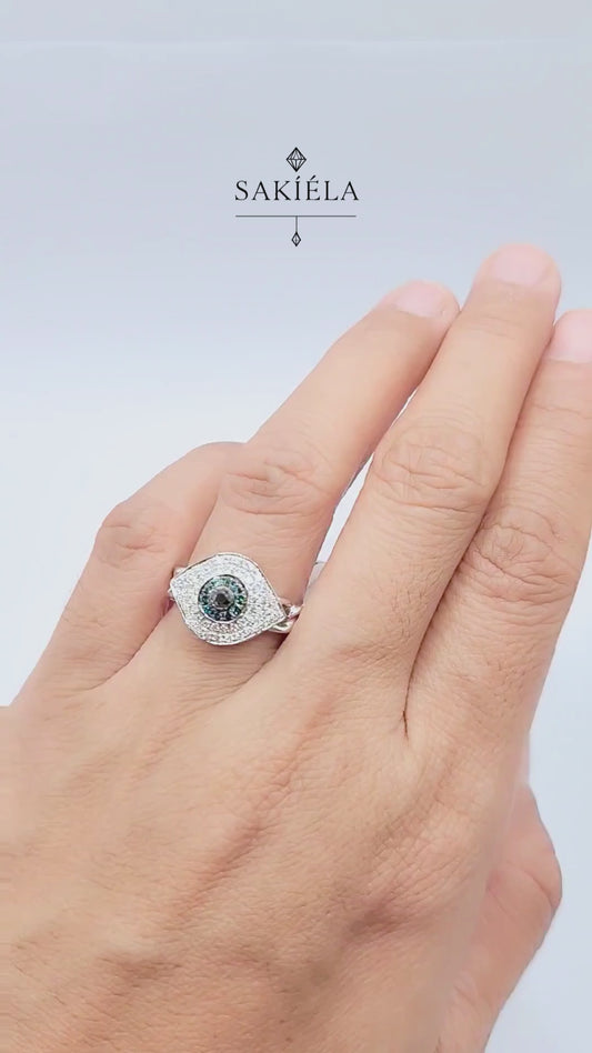 Evil Eye Ring - 0.55cts